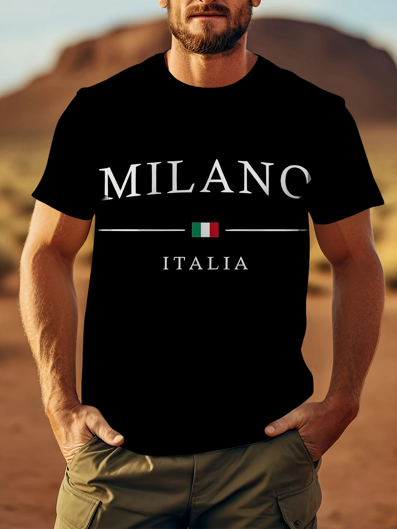 Street Fashion In Milan - Milan İtalya 3D Baskı Spor Hızlı