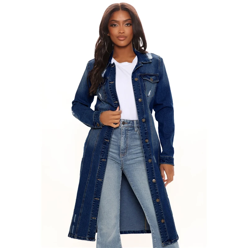 Street Fashion Jeans Women - Yeni Varış Moda Delik Pamuk Sonbahar