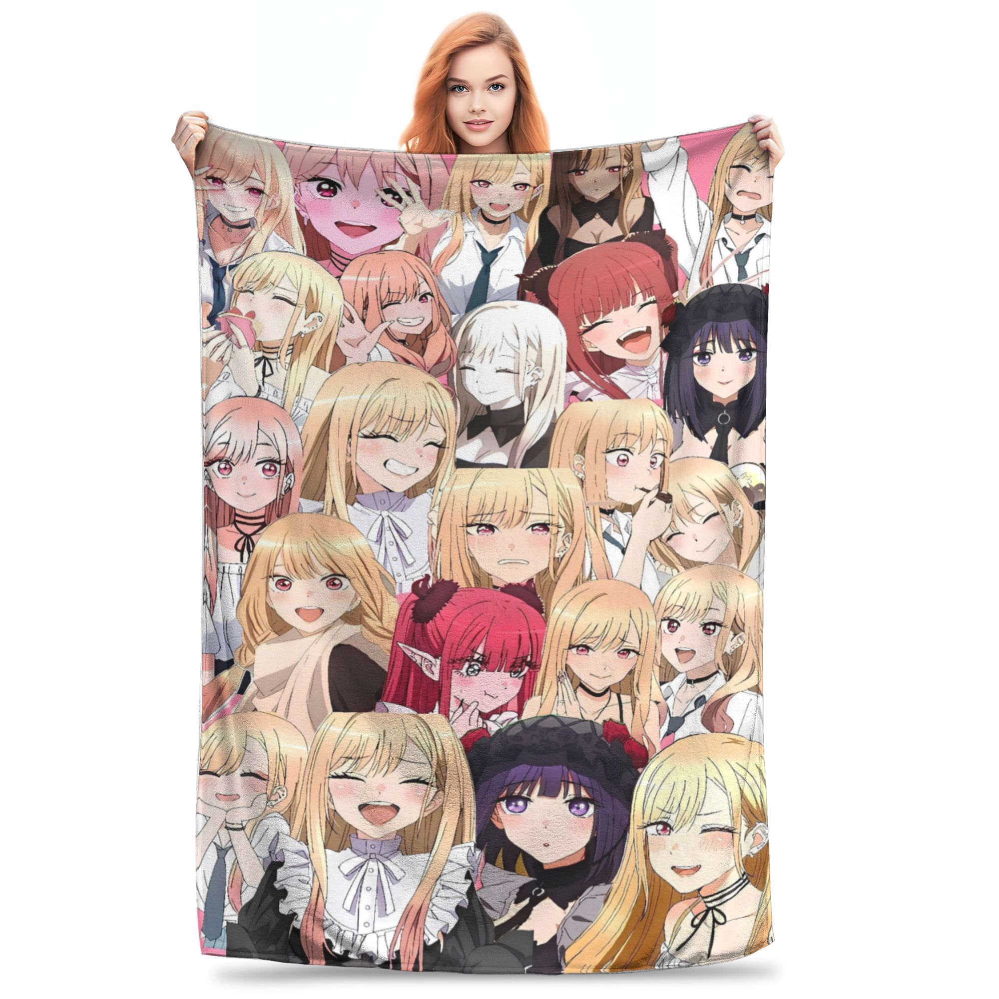 Street Fashion Of Japan - Japonya Anime Marin Kitagawa Battaniyeler Sıcak