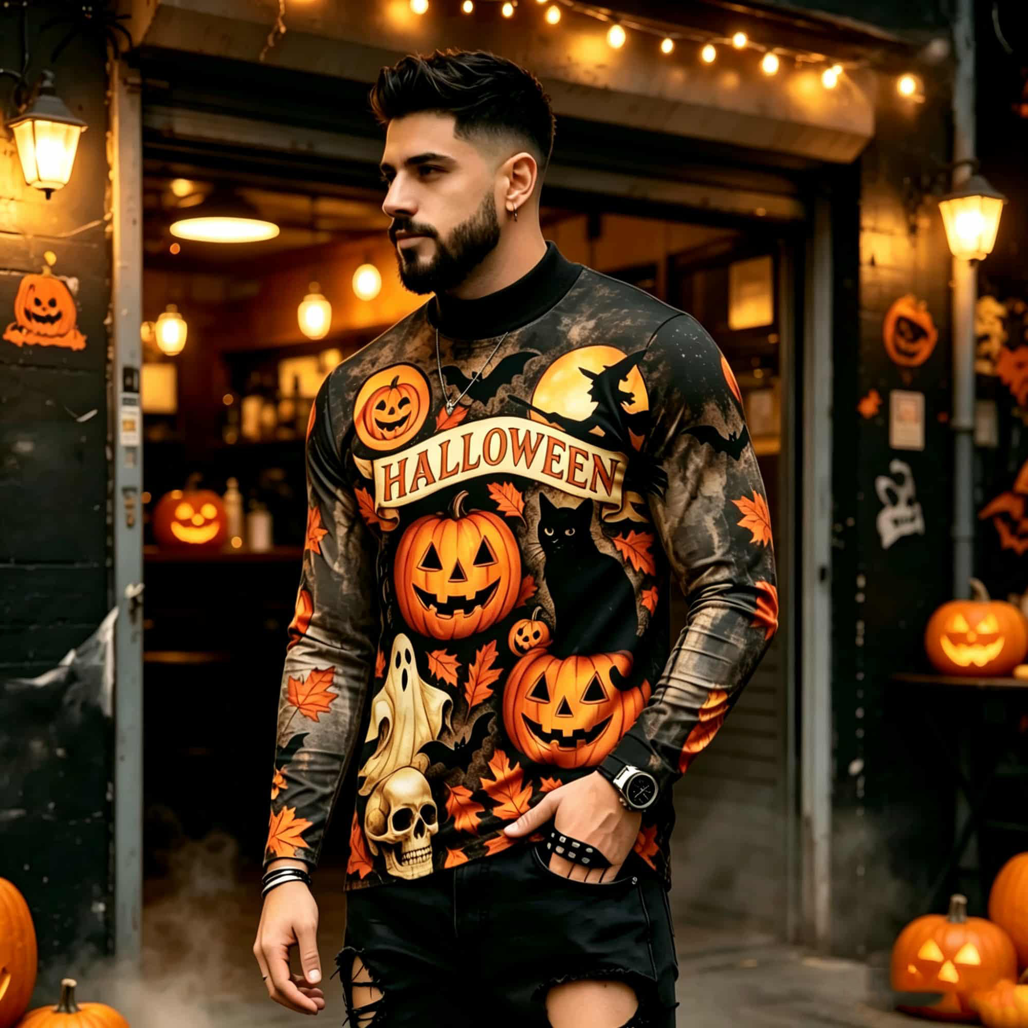 Street Fashion For Man - Günlük Moda Sokak Stili Cadılar Bayramı