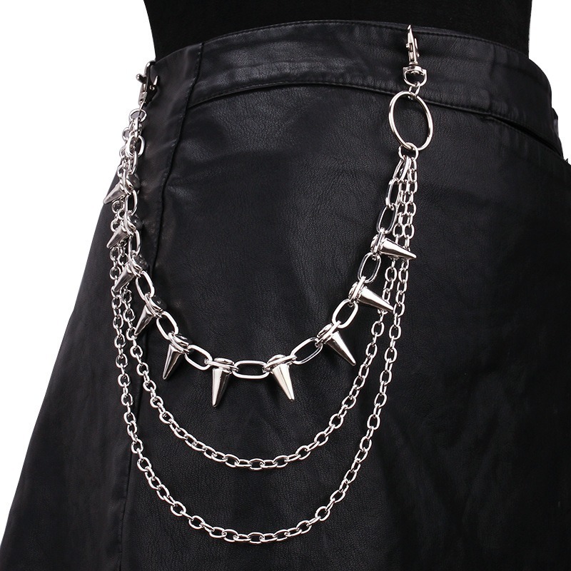 Street Fashion Jeans Women - Hip Hop Punk Rock Metal Pantolon