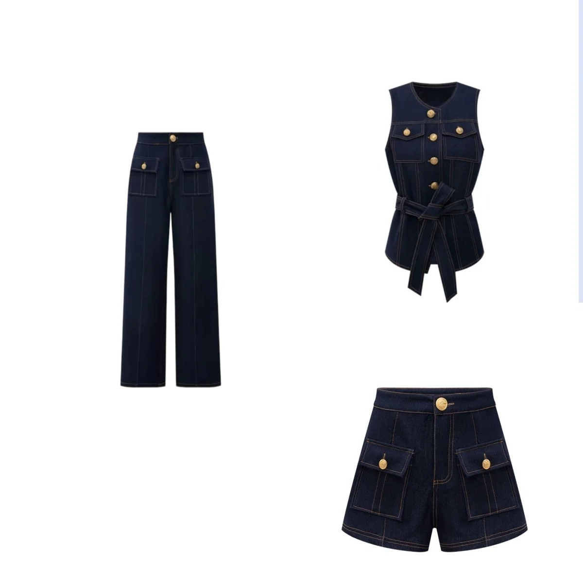 Street Fashion Jeans Women - Y2K 2026 yeni düğmeli retro kot