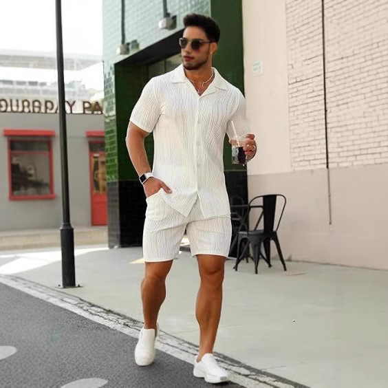 Erkek 2 Parça Takım Kısa Kollu - Street Fashion For Man incelemesi ve fiyatı