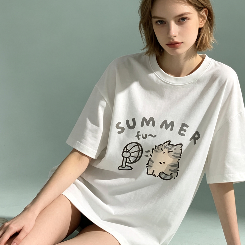 Kadınlar için Kore tişörtü, ba - Fashion Street Cat incelemesi ve fiyatı