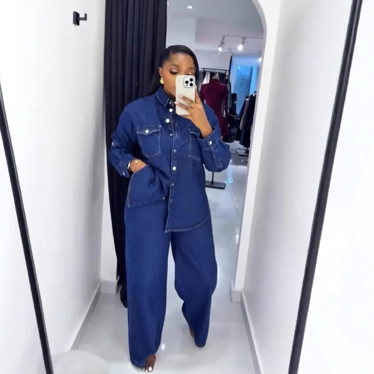 Kot 2 Parça Takımlar Kadın Den - Street Fashion Jeans Women incelemesi ve fiyatı
