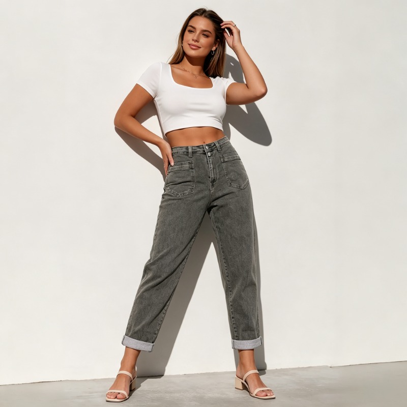 Kadın Büyük Beden Amerikan Hig - Street Fashion Jeans Women incelemesi ve fiyatı