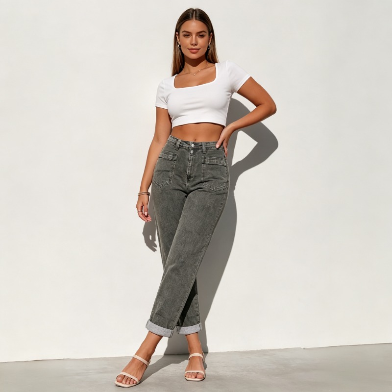 Kadın Büyük Beden Amerikan Hig - Street Fashion Jeans Women incelemesi ve fiyatı