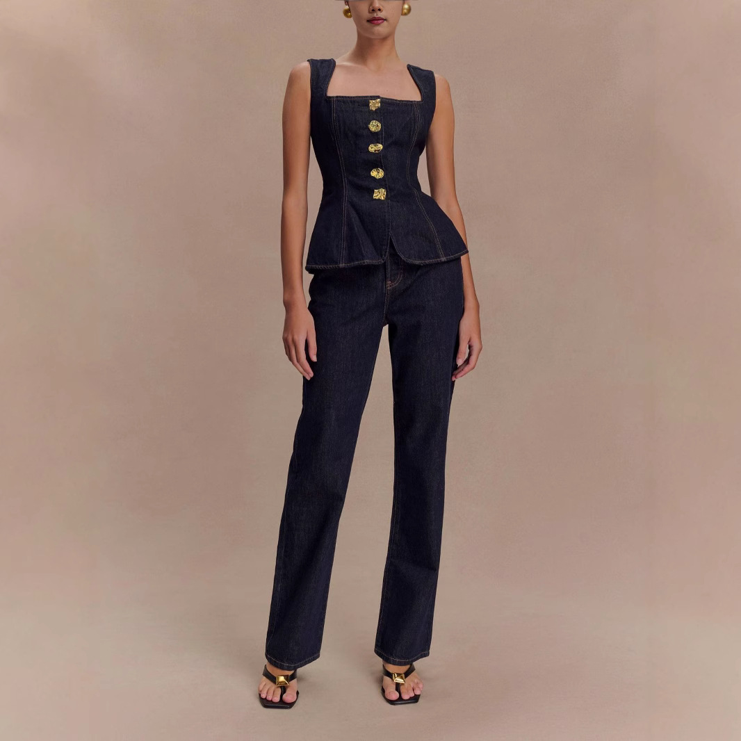 Yaz Kot Pantolon Setleri Kadın - Street Fashion Jeans Women incelemesi ve fiyatı