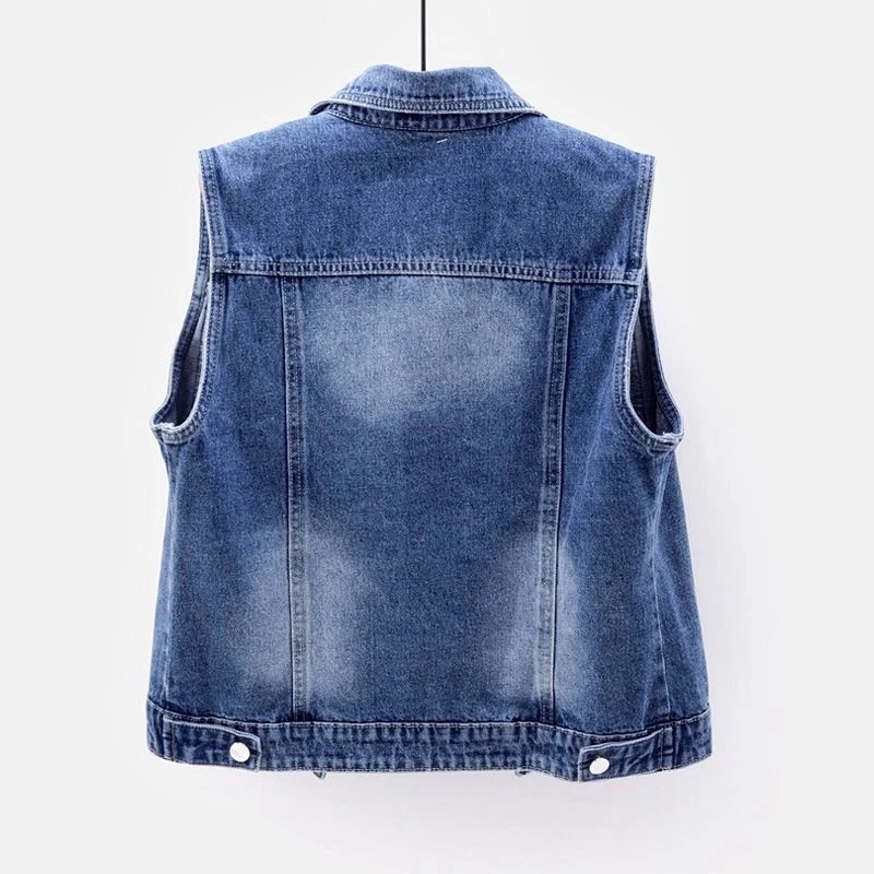 Kadın Kot Yelek Lüks İnciler M - Street Fashion Jeans Women incelemesi ve fiyatı