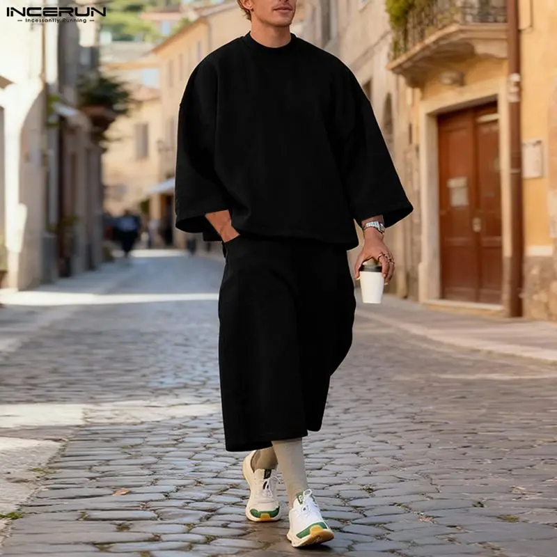 INCERUN Erkekler Setleri Düz R - Street Fashion For Man incelemesi ve fiyatı