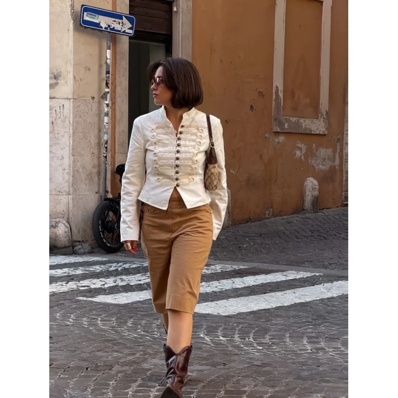 Minimalist Beyaz Yapılı Dik Ya - Street Fashion Events incelemesi ve fiyatı