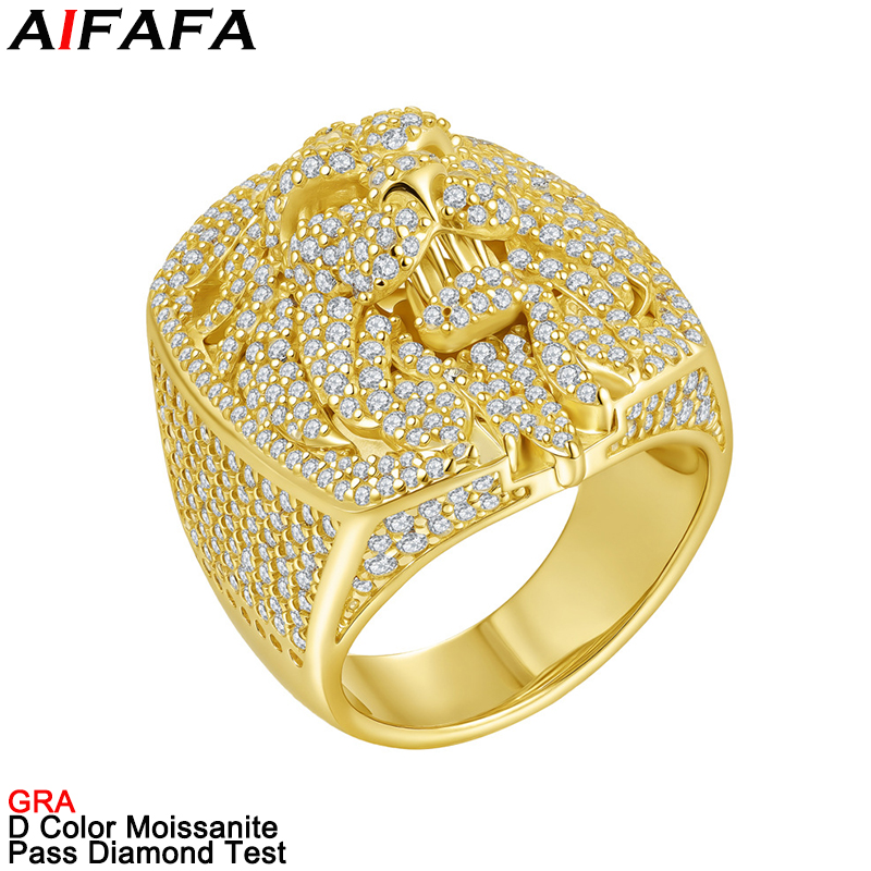 D Renk Tam Mozanit Pırlanta Yü - Street Fashion Rings incelemesi ve fiyatı