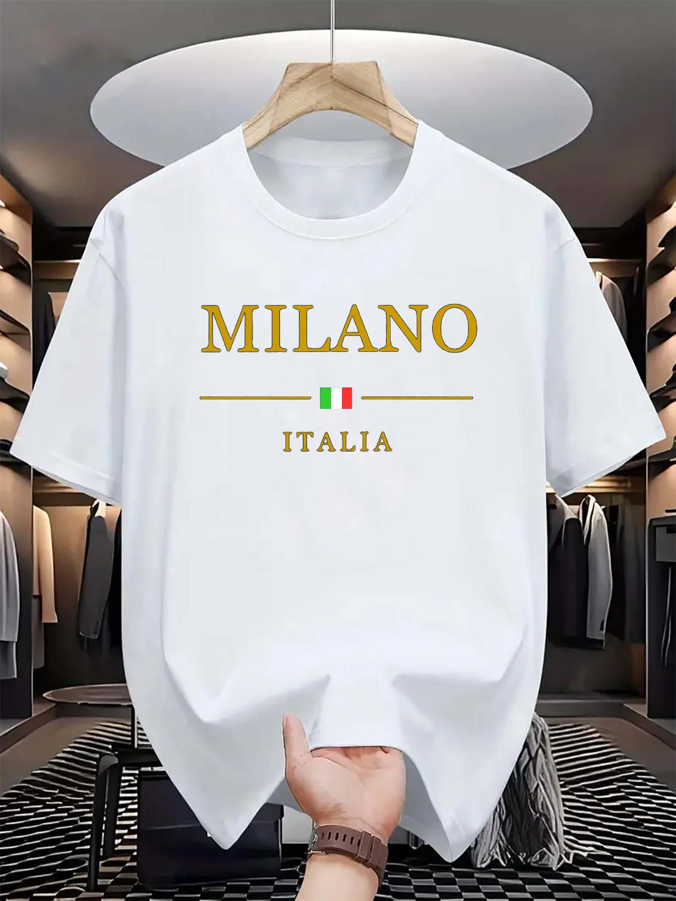 Erkek yazlık 3 boyutlu baskılı - Street Fashion In Milan incelemesi ve fiyatı