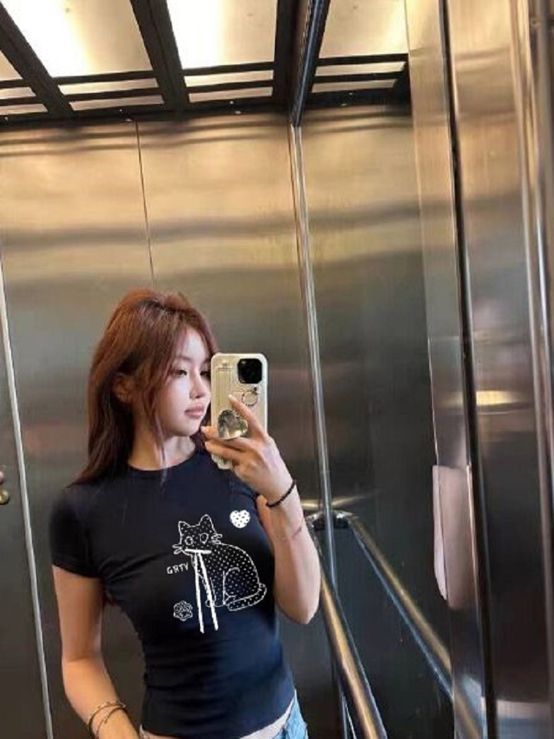 %100 Pamuk Y2K Slim Fit Kısalt - Fashion Street Cat incelemesi ve fiyatı