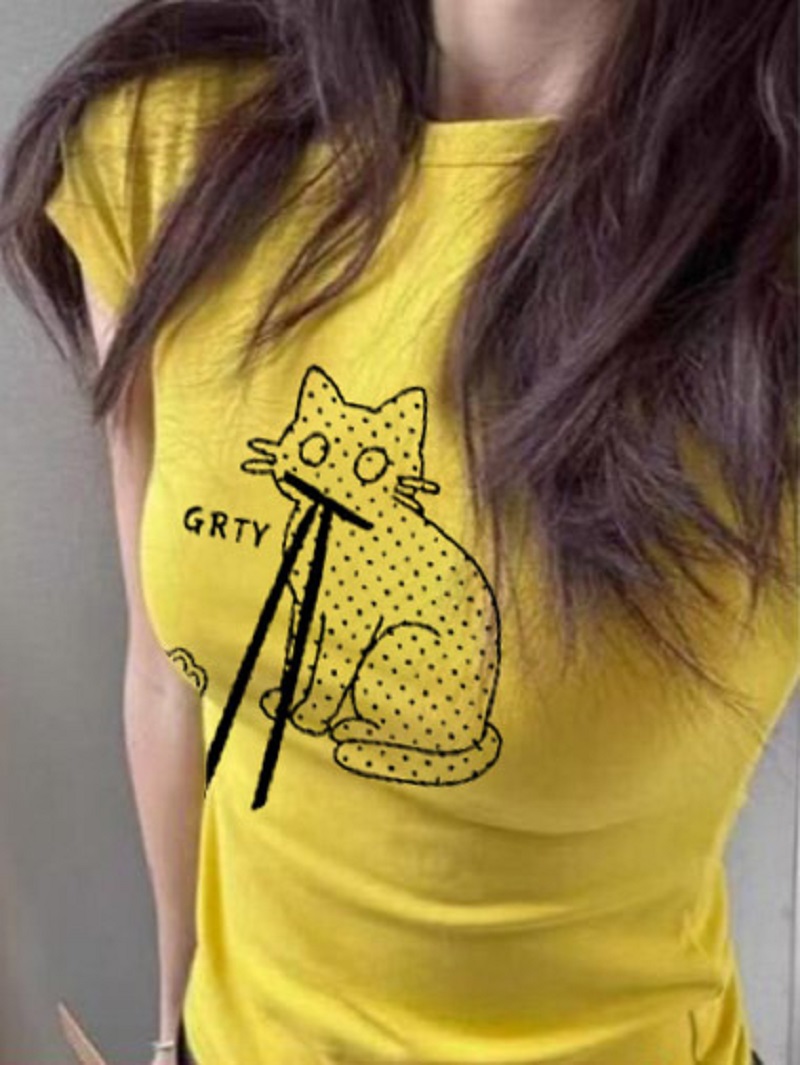 %100 Pamuk Y2K Slim Fit Kısalt - Fashion Street Cat incelemesi ve fiyatı