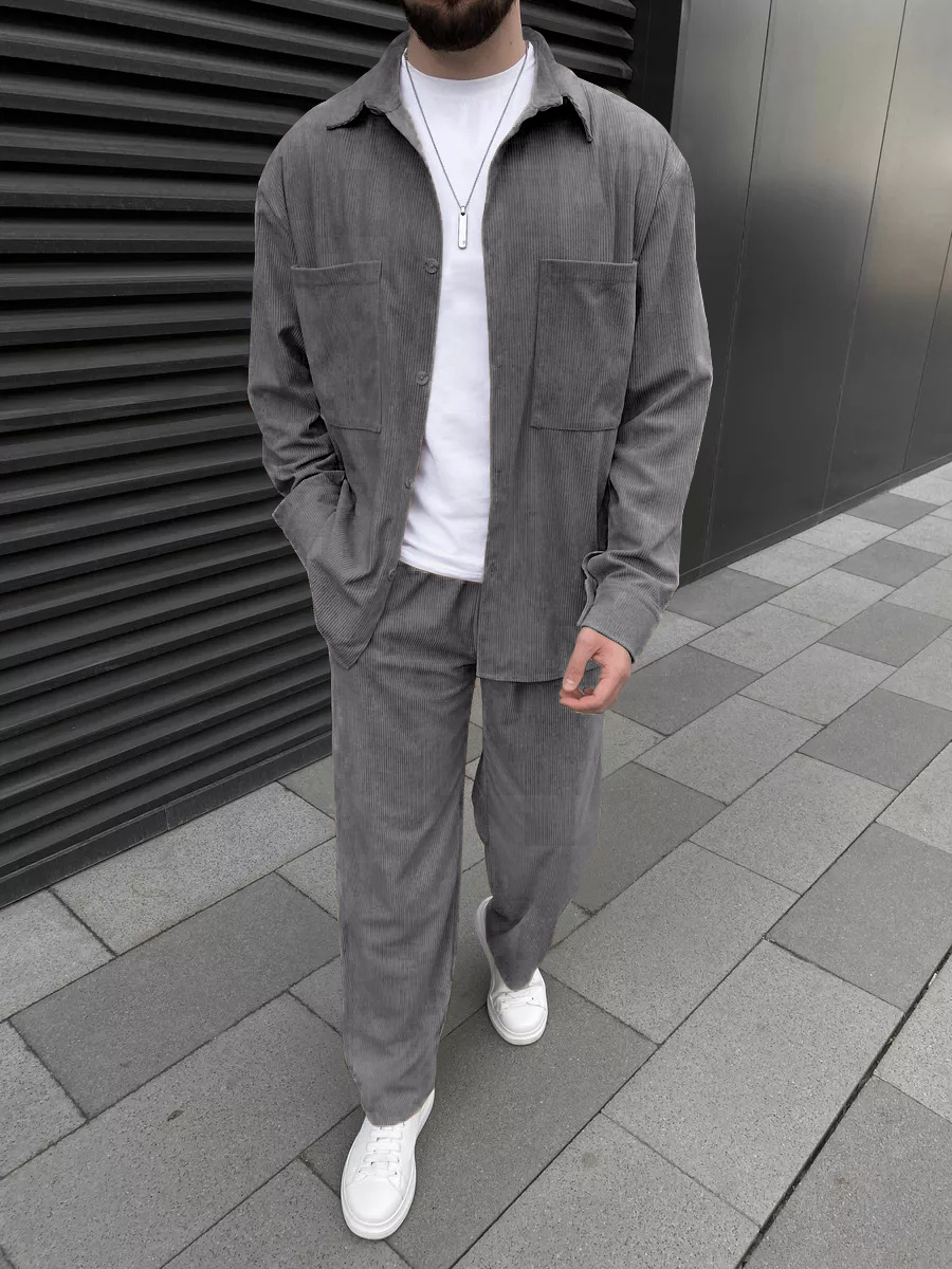 Erkek Kordonlu İki Parçalı Kıy - Street Fashion For Man incelemesi ve fiyatı