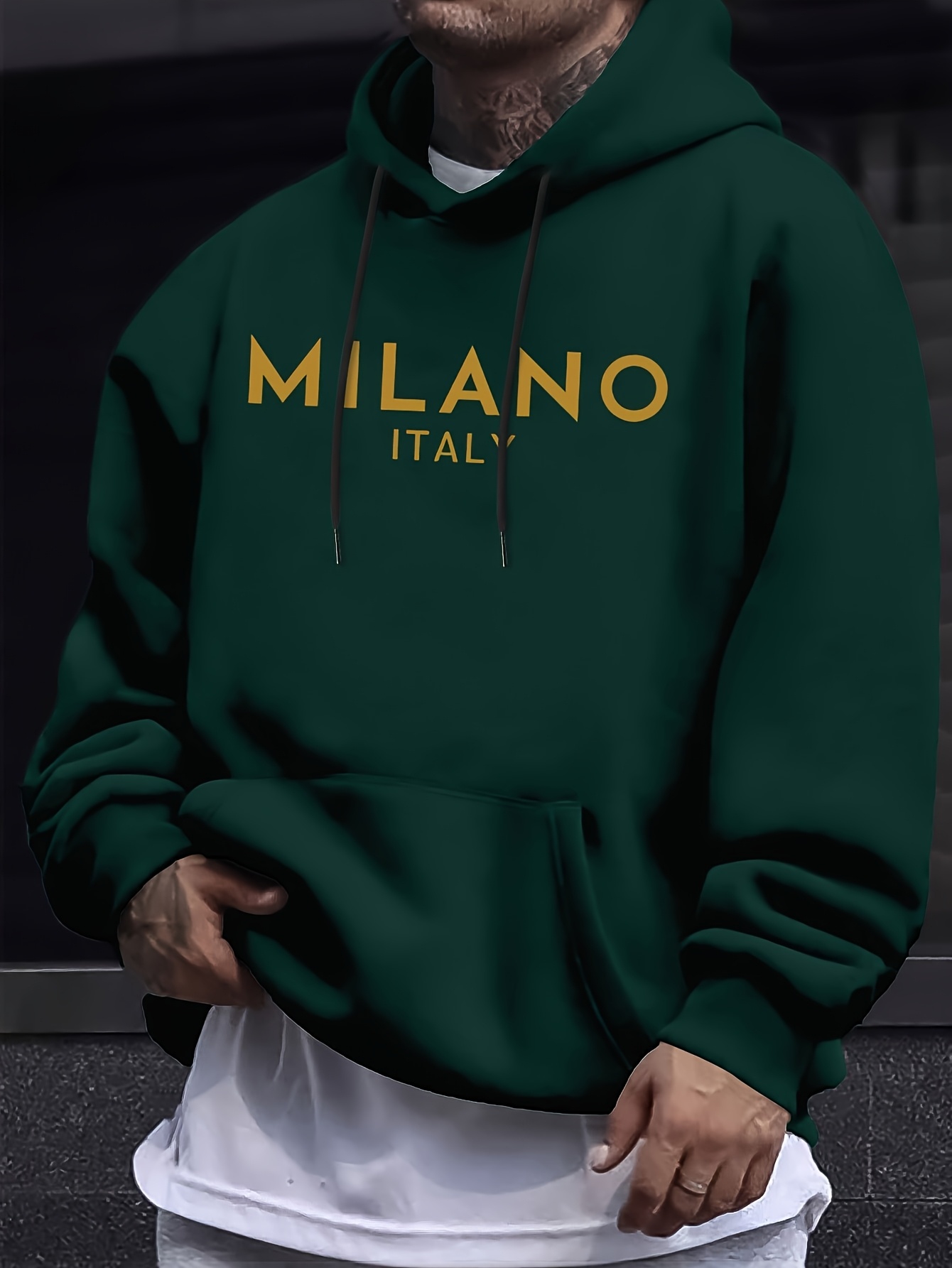 Milan Letter Erkek Kadın Kapüş - Street Fashion In Milan incelemesi ve fiyatı
