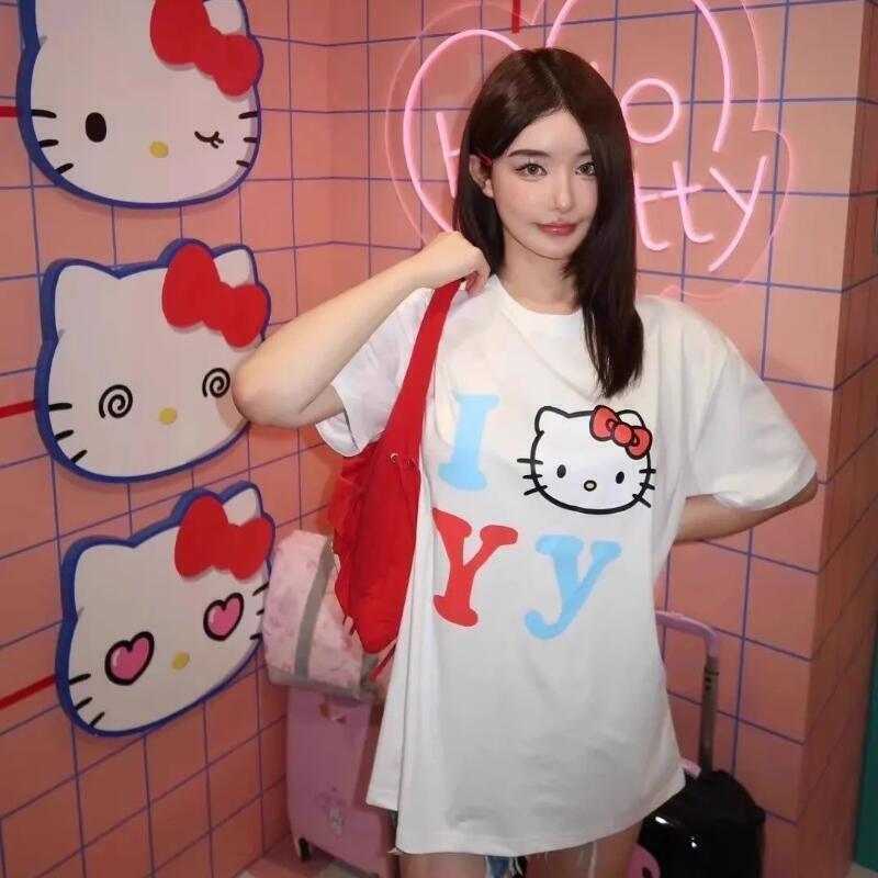 Kısa Kollu Sanrio Yaz Saf Pamu - Street Fashion Us incelemesi ve fiyatı