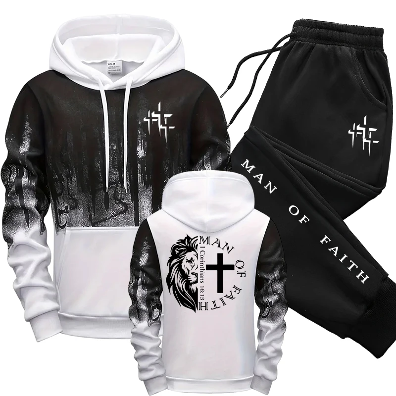 Man of Faith Desenli Erkek Tak - Street Fashion Art incelemesi ve fiyatı
