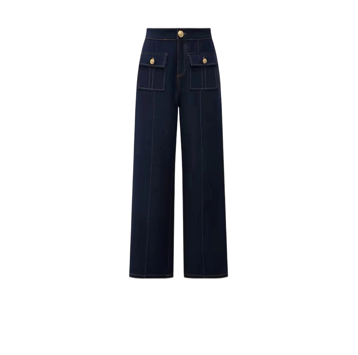 Y2K 2026 yeni düğmeli retro ko - Street Fashion Jeans Women incelemesi ve fiyatı