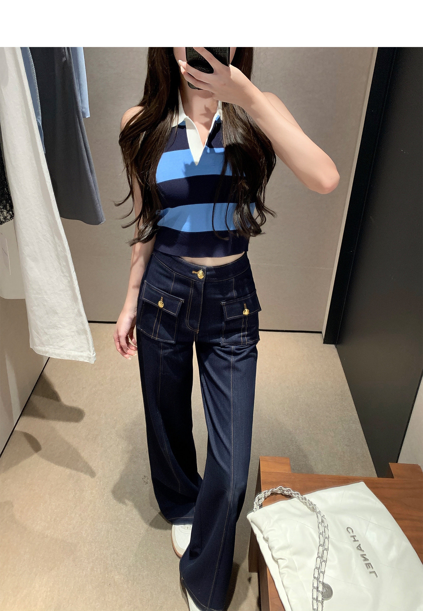 Y2K 2026 yeni düğmeli retro ko - Street Fashion Jeans Women incelemesi ve fiyatı