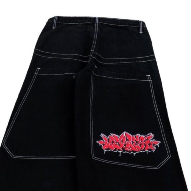 Amerikan Moda Hip Hop Büyük Bo - Street Fashion Jeans Women incelemesi ve fiyatı