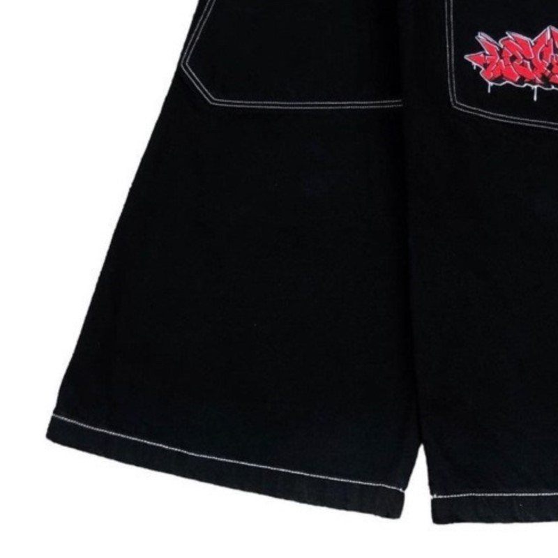 Amerikan Moda Hip Hop Büyük Bo - Street Fashion Jeans Women incelemesi ve fiyatı