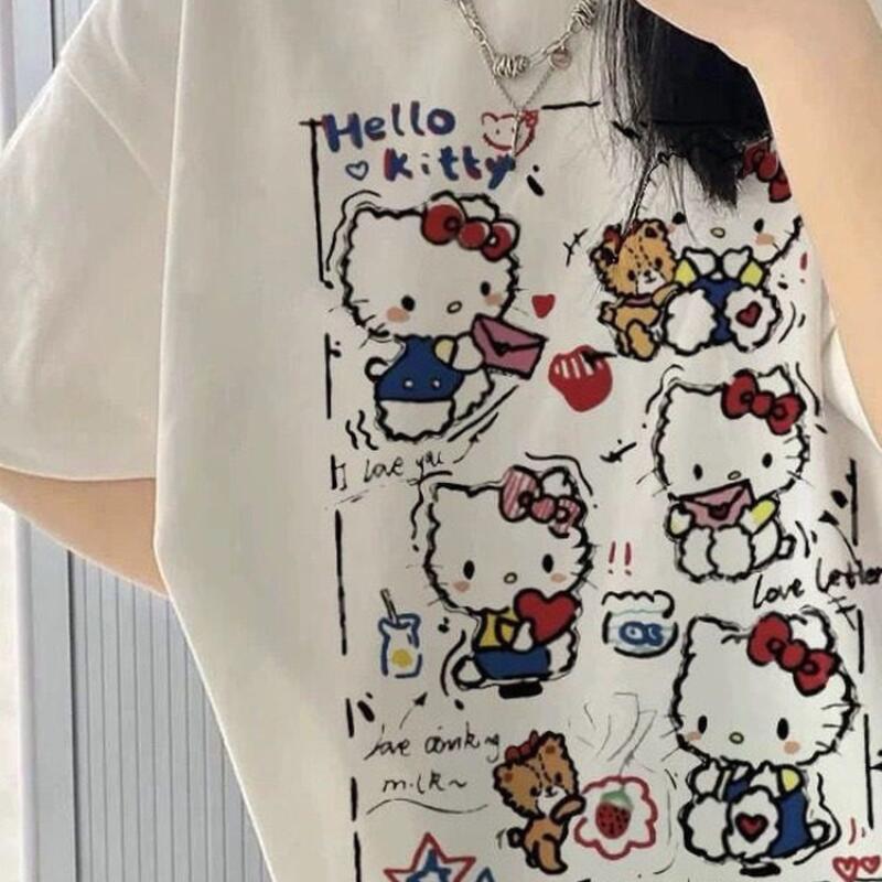 Kısa Kollu Yazlık Hello Kitty  - Street Fashion Us incelemesi ve fiyatı
