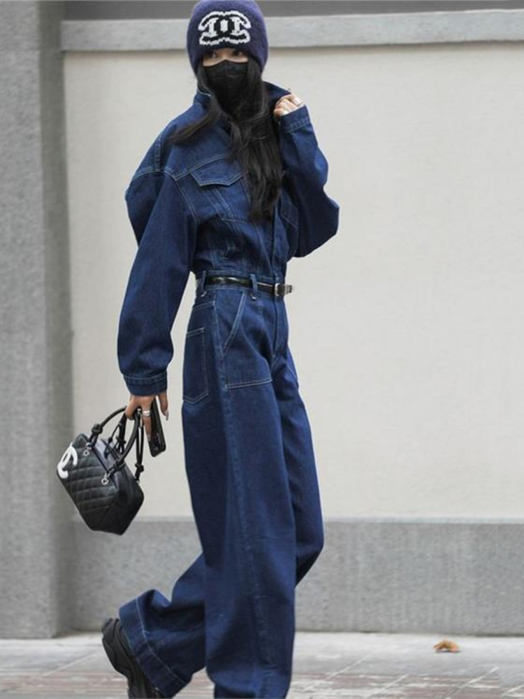 Sokak Denim Kot Tulum Kadınlar - Street Fashion Jeans Women incelemesi ve fiyatı